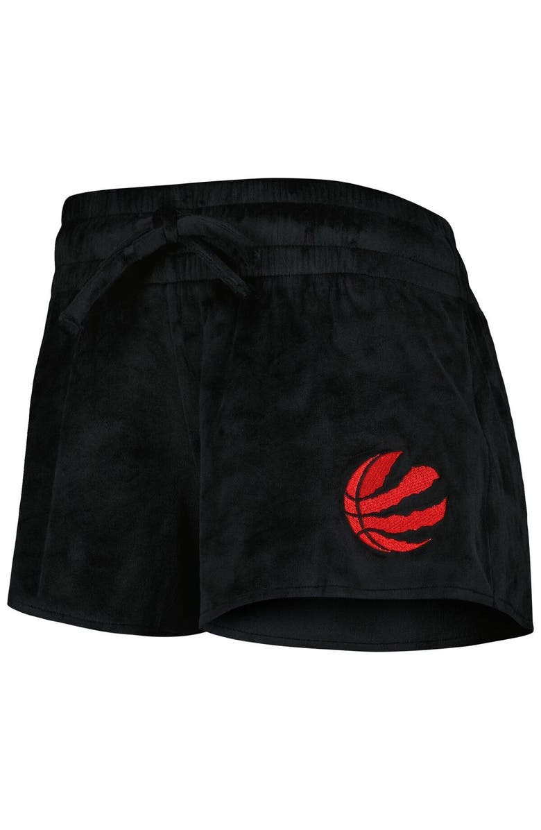 CONCEPTS SPORT Women's Concepts Sport Black Toronto Raptors Intermission T-Shirt & Shorts Sleep Set, Alternate, color, Black