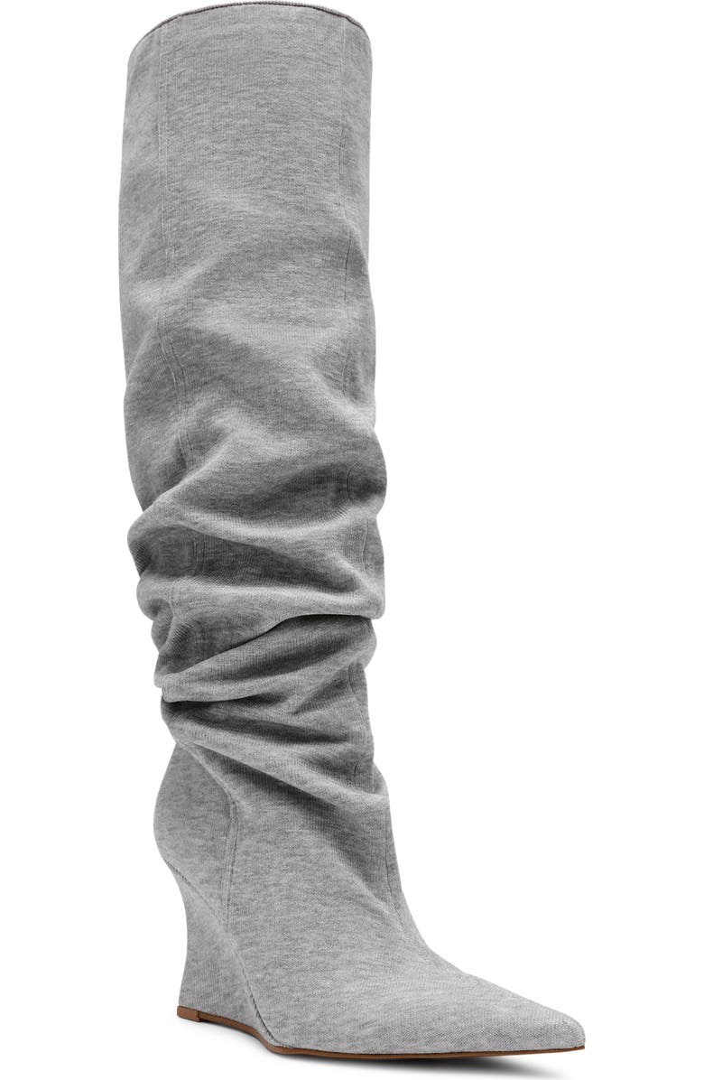 Steve Madden Distortion Knee High Boot, Main, color, Grey