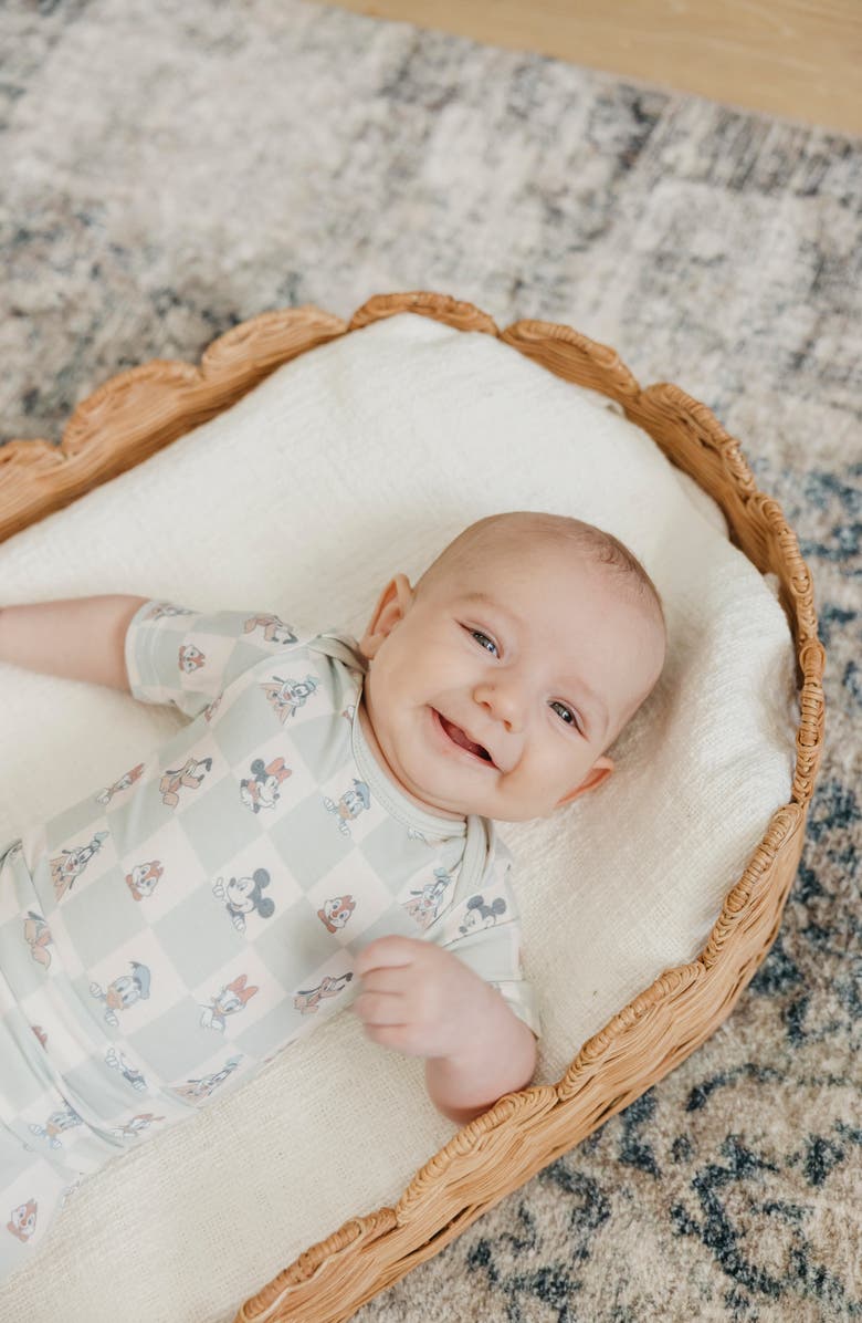 Copper Pearl Mickey Mouse & Friends Print Bodysuit, Alternate, color, Mickey Mouse Friends