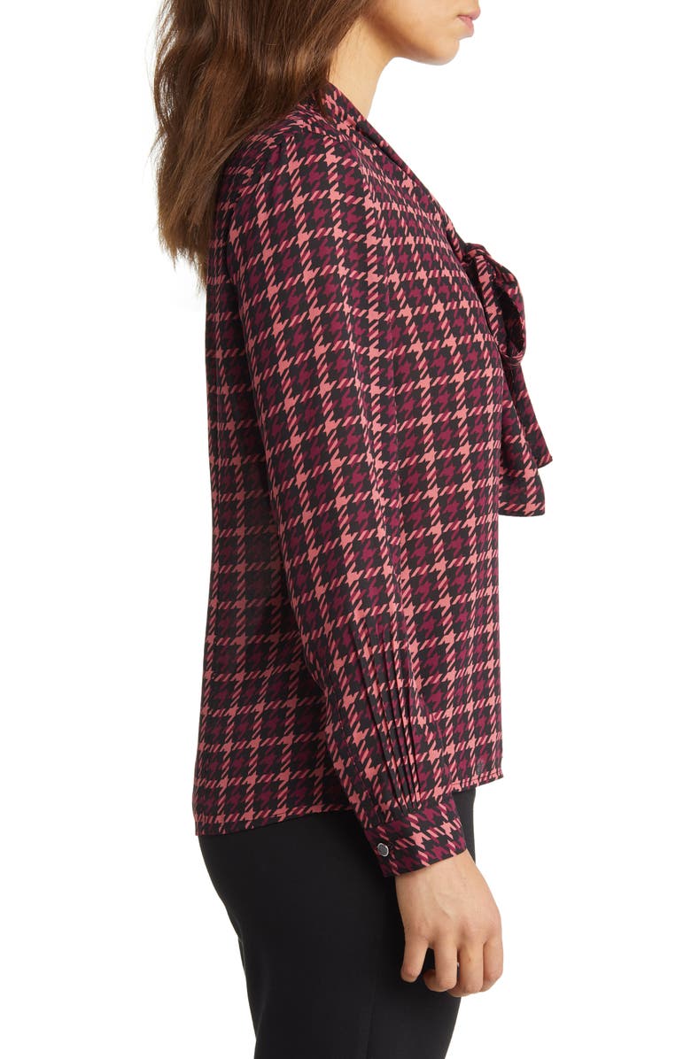 Anne Klein Long Sleeve Tie Neck Blouse, Alternate, color,