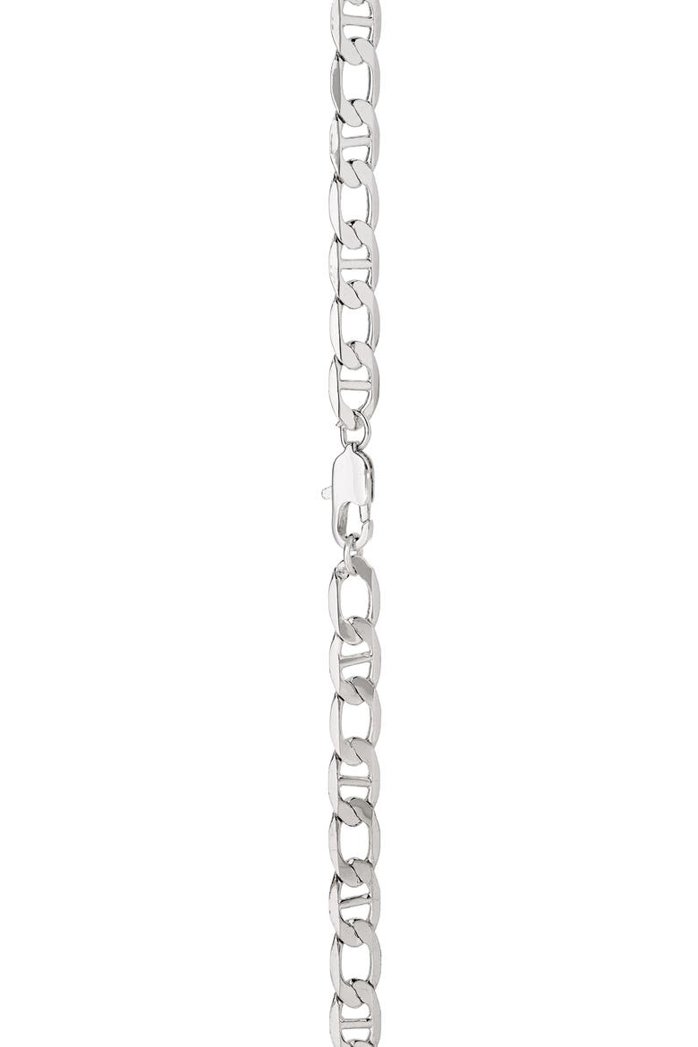Men's Mariner Figaro Necklace & Bracelet Set, Alternate, color, SILVER