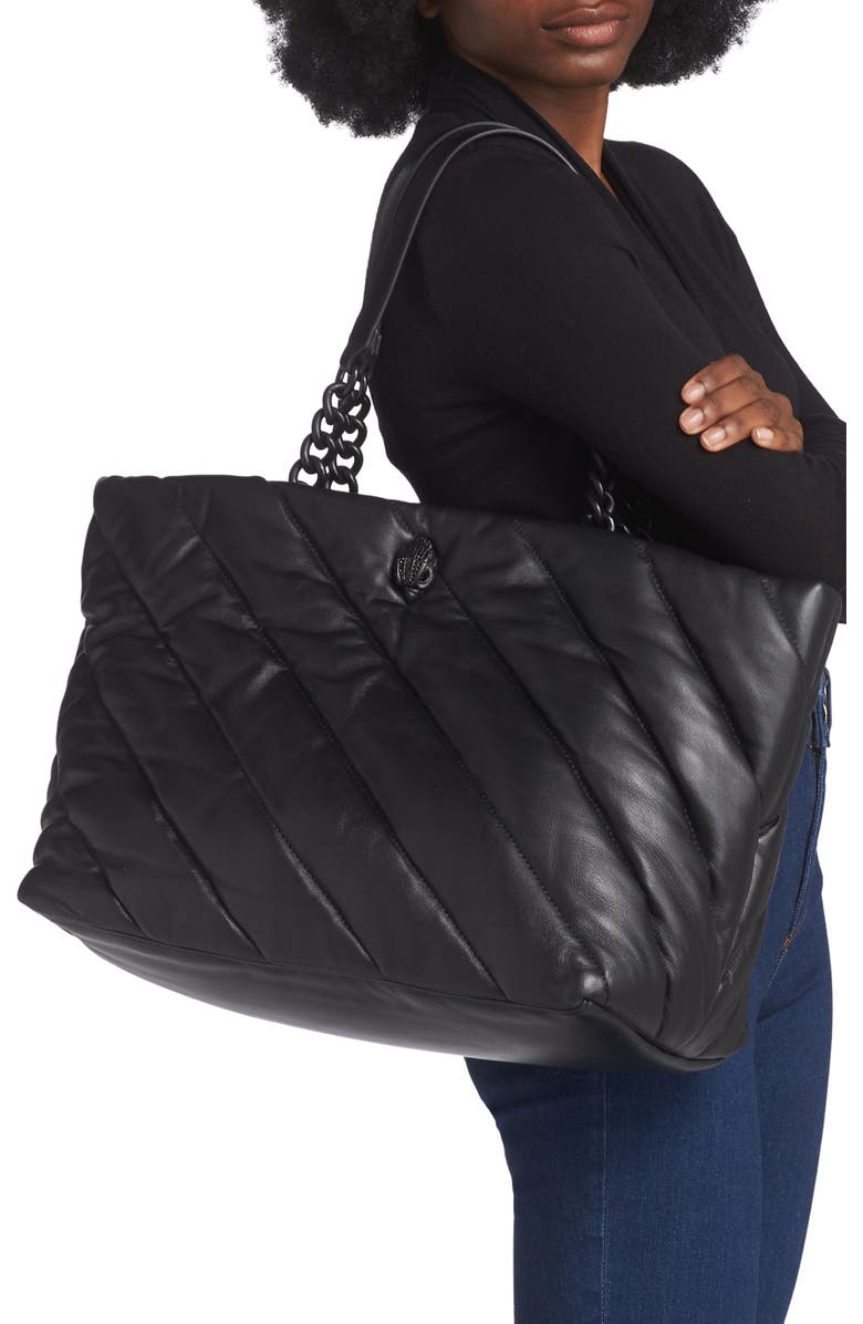 Kurt Geiger London Soho Quilted Leather Shopper, Alternate, color,
