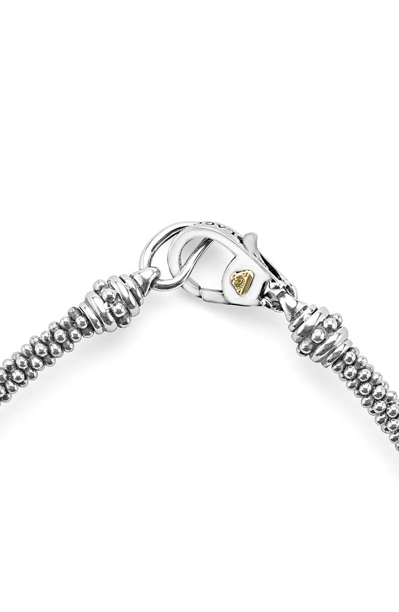 LAGOS Caviar Forever Ball Station Bracelet, Alternate, color, Silver/Gold