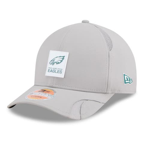 Men's New Era Gray Philadelphia Eagles 2025 Sideline  M-Crown 9FORTY Adjustable Hat