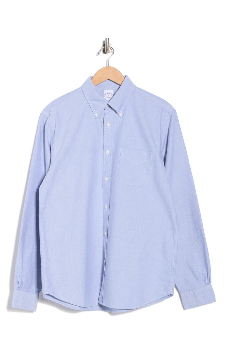 Regular Fit Solid Oxford Button-Down Shirt, Alternate, color, SOLIDBLUE