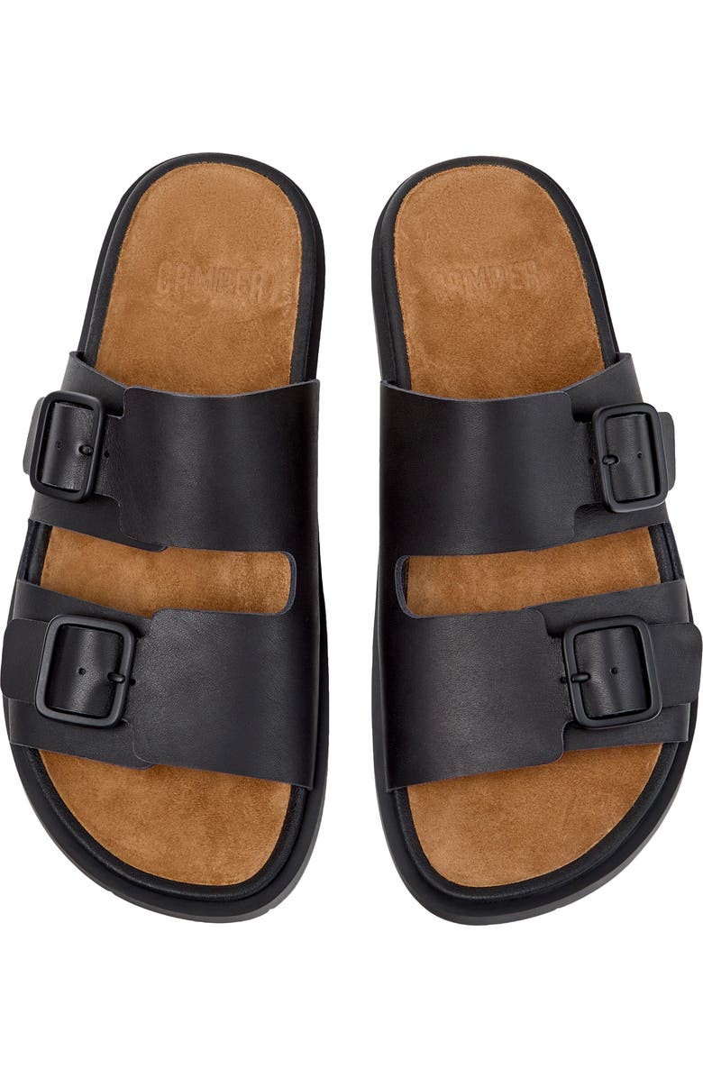 Camper Lluc 2-Strap Sandal, Alternate, color, Black
