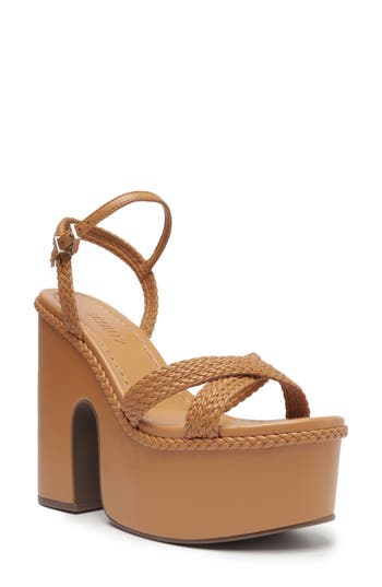 SCHUTZ SCHUTZ KARIMA CUTOUT PLATFORM SANDAL