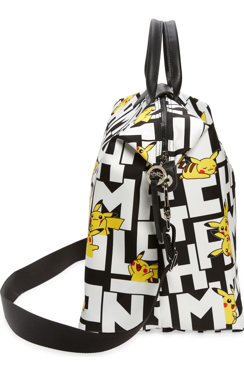 Longchamp x Pokémon Pikachu 18-Inch Travel Bag, Alternate, color,