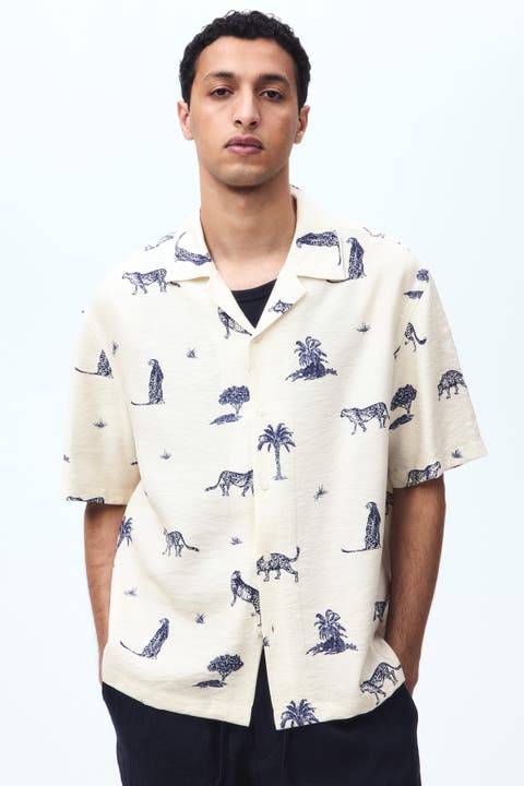 Relaxed Fit Printed Resort Shirt
