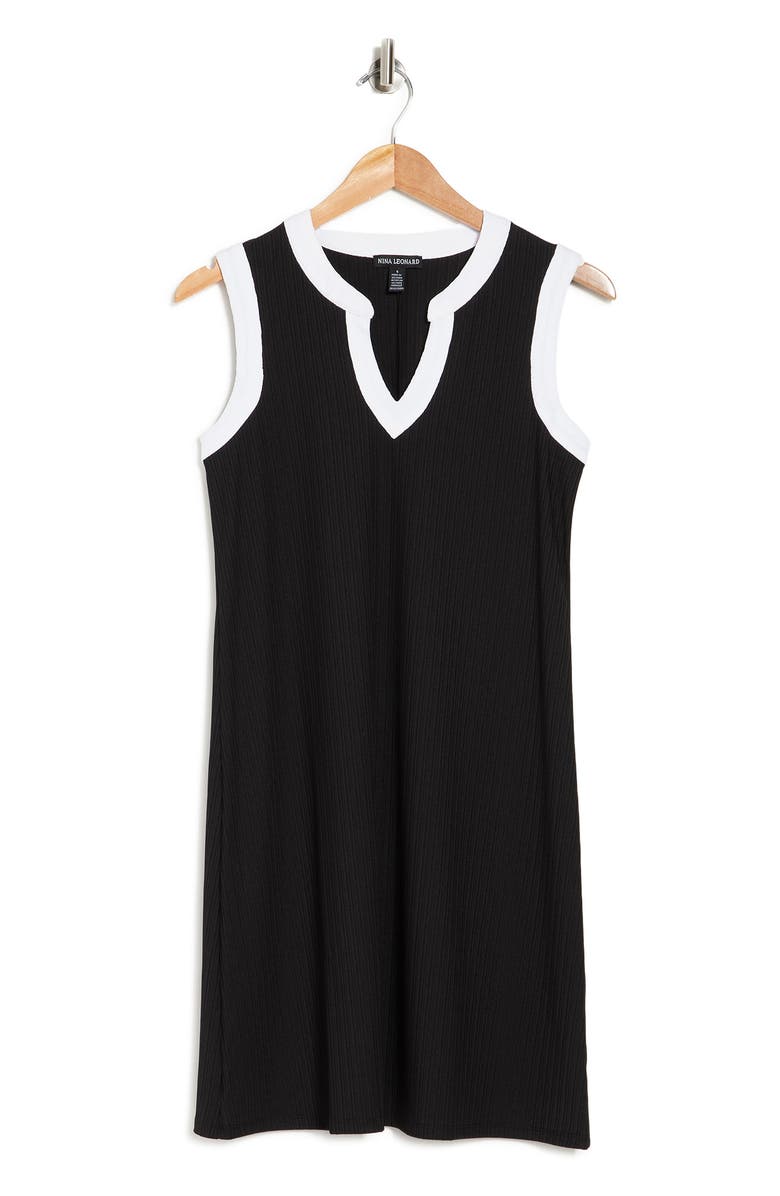 Nina Leonard Sleeveless Shift Dress, Alternate, color, 