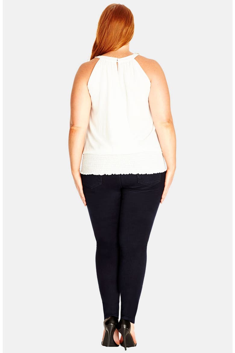 'Girly' Chain Neck Top, Alternate, color, LIMELIGHT