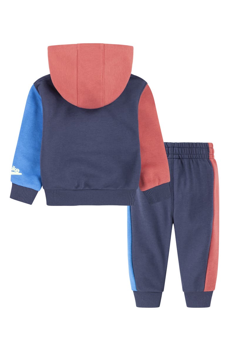 Nike Colorblocked Hoodie & Joggers, Alternate, color, Thunder Blue