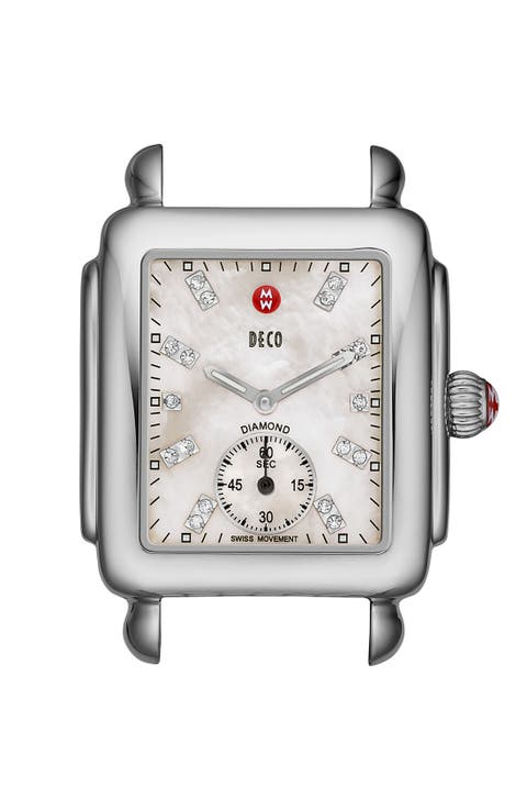 Deco 16 Diamond Dial Watch Head, 29mm x 31mm