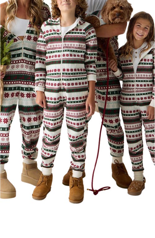 Fabletics The Go-to Fleece Hooded Jumpsuit In Multi