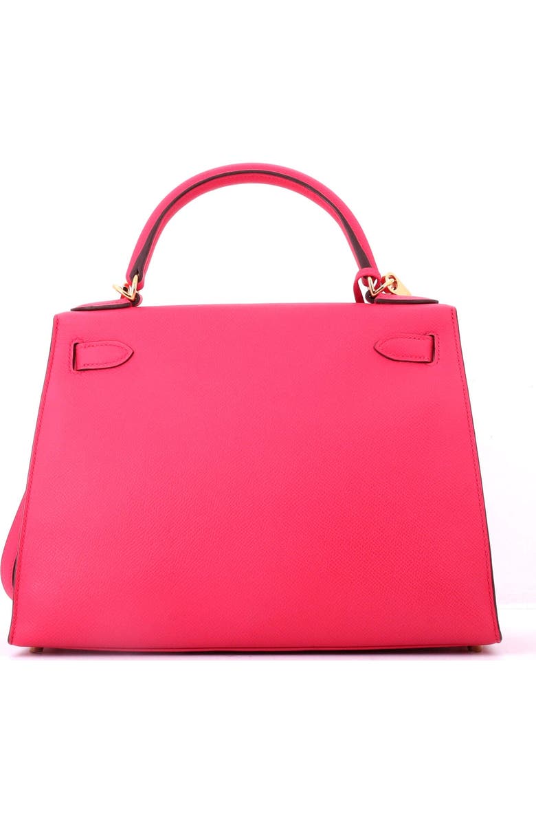 Pre-Owned Hermes Kelly Handbag Pink Epsom with Gold Hardware 28, Alternate, color, Rose Extreme