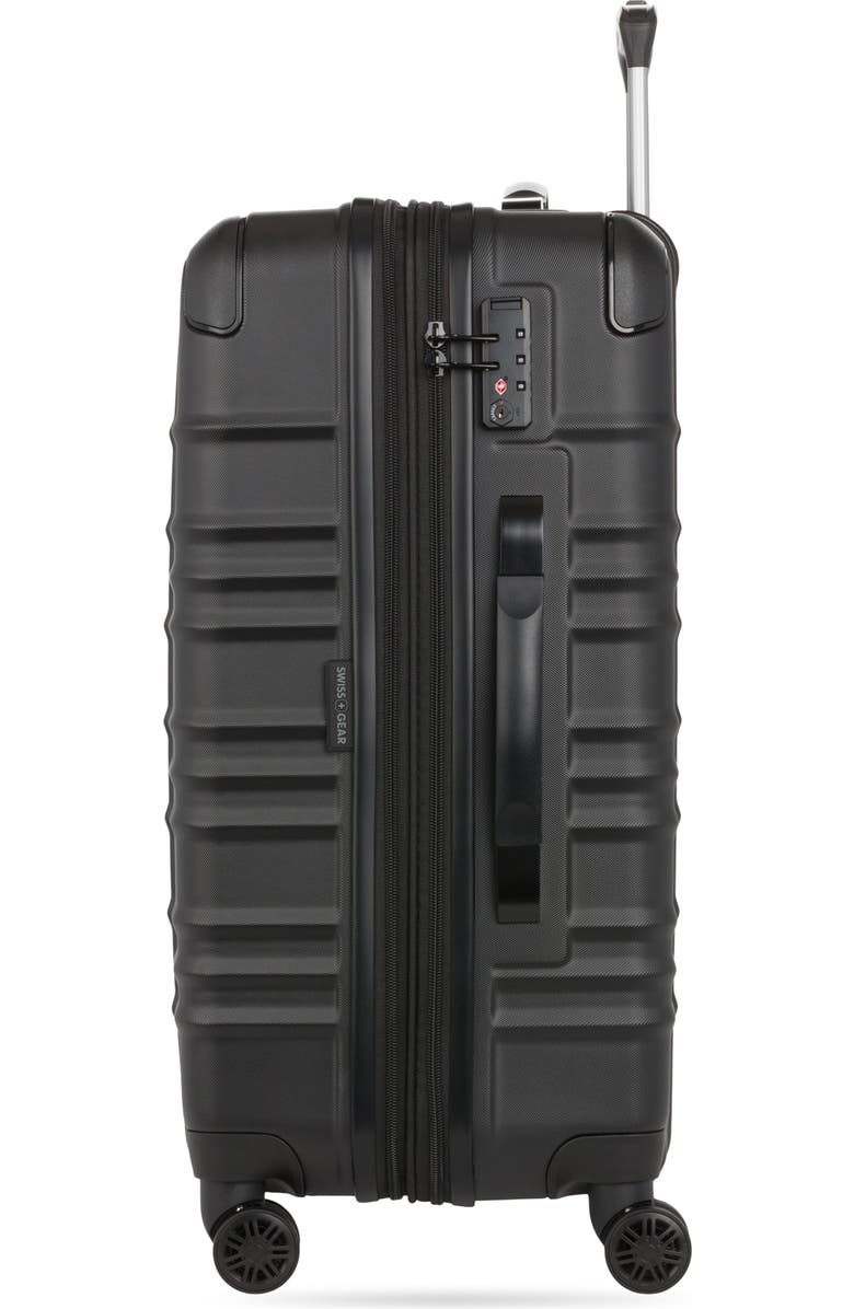 SWISSGEAR 24-Inch Hardside Spinner Carry-On Suitcase, Alternate, color, Black