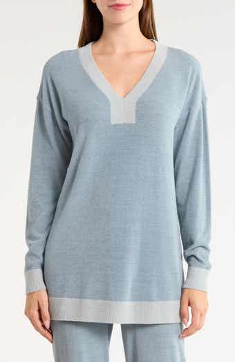 CozyChic Ultra Lite® Color Block V-Neck Tunic