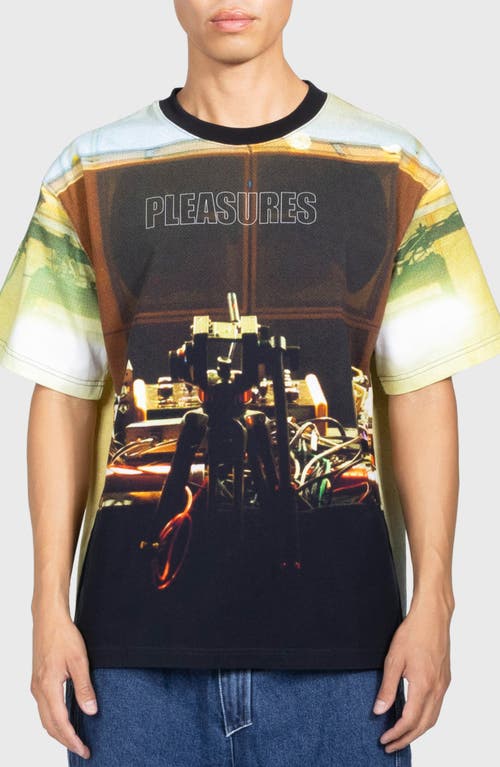 Pleasures X Boiler Room Venue Print Oversize Cotton T-shirt In Multi