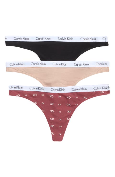 Logo Assorted Thongs - Pack of 3