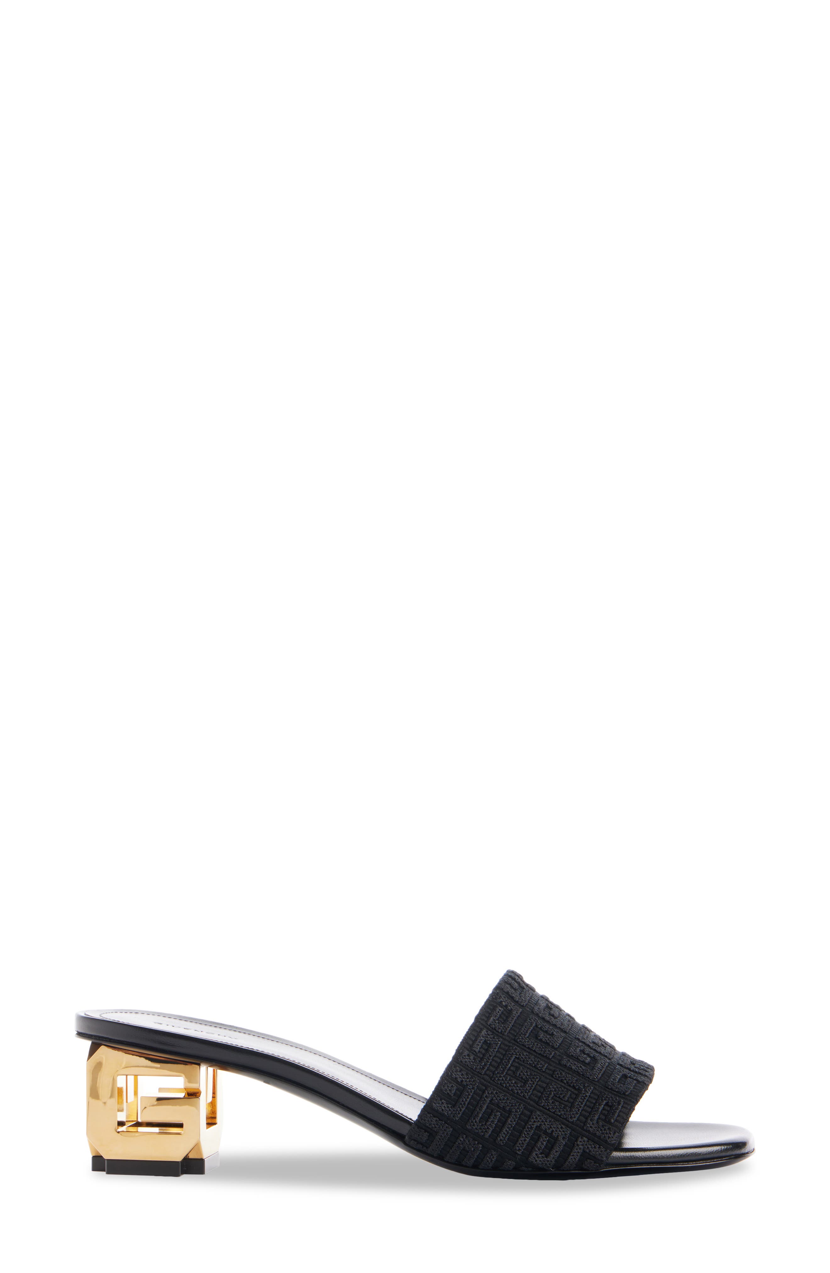 Givenchy G-Cube Sandal, Alternate, color, Black