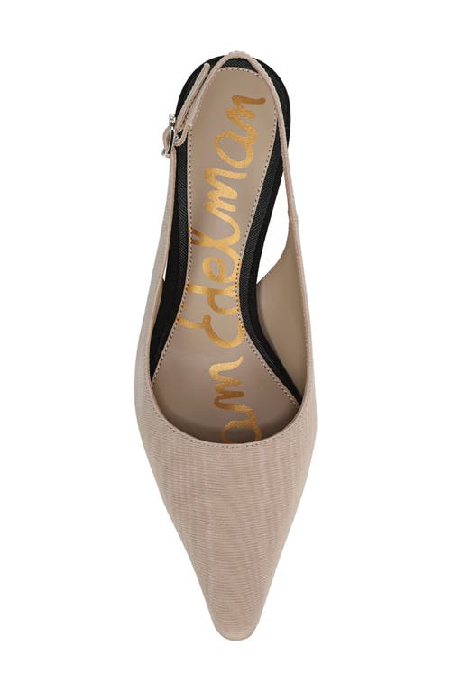 Sam Edelman Bianka Slingback Pump In Neutral