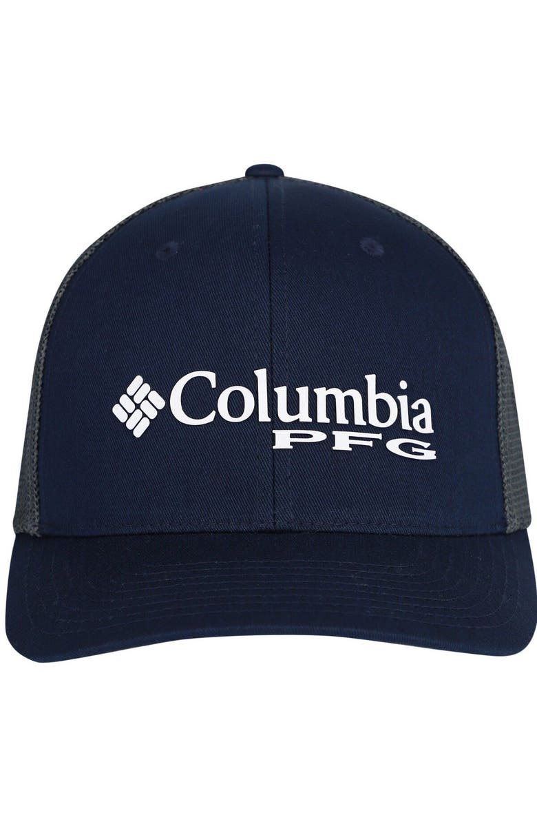Columbia Men's Columbia Navy Dallas Cowboys PFG Mesh Snapback Hat, Alternate, color, Navy