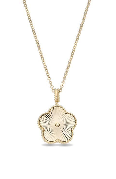 Isabelle Flower Pendant Necklace