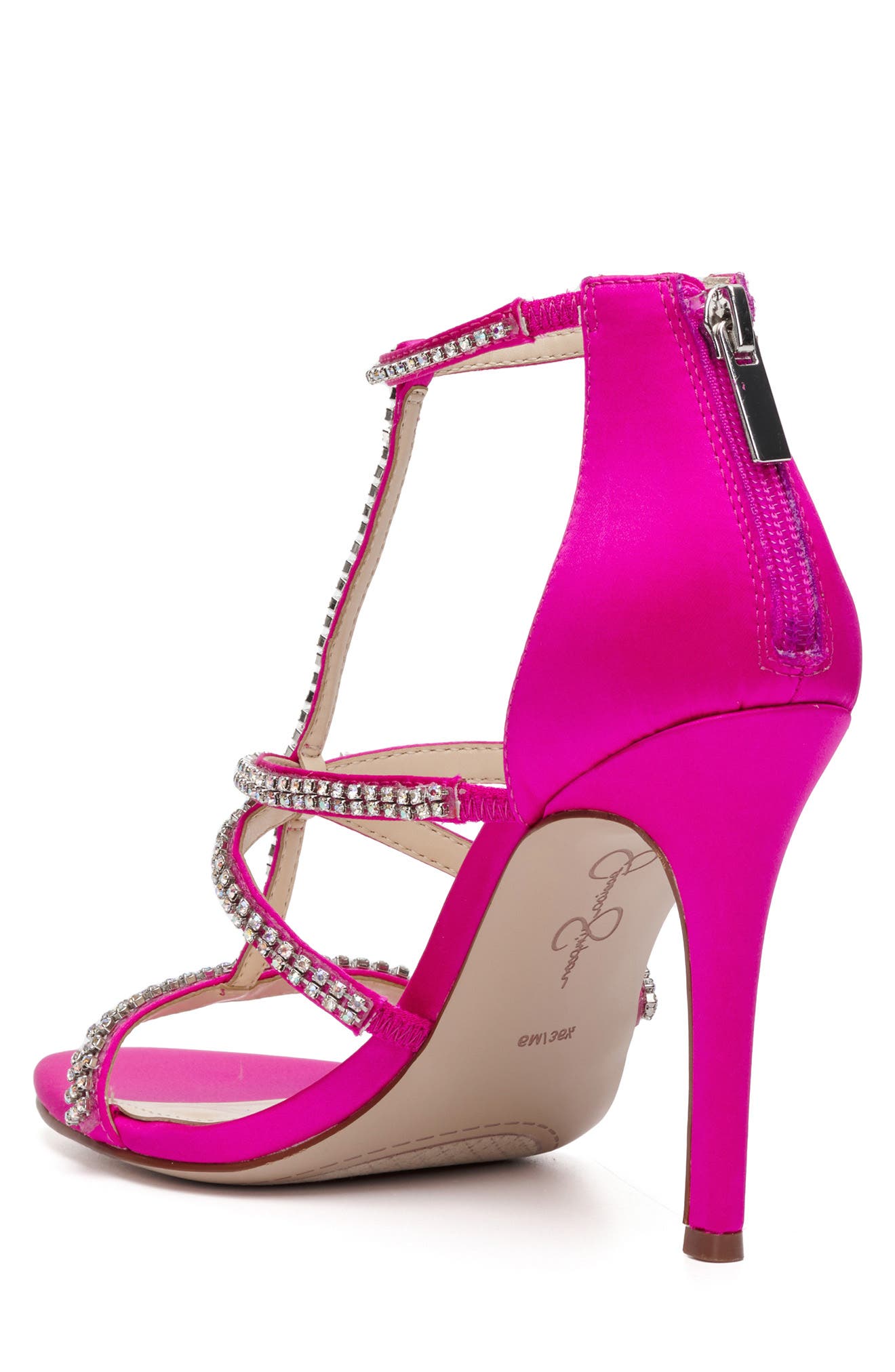 Sidra Strappy Sandal, Alternate, color, BRIGHTEST PINK