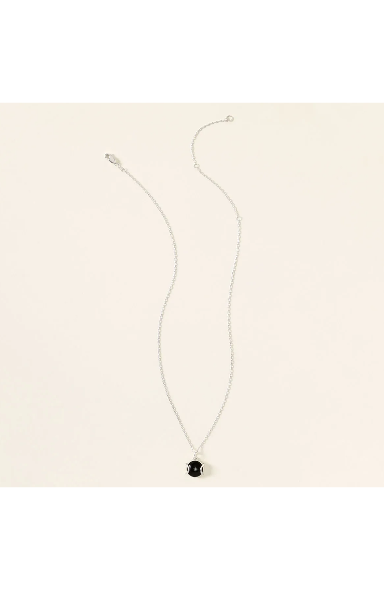 Uncommon Goods Real Snowflake Forever Necklace by Snowglobe Jewelry, Alternate, color, Silver