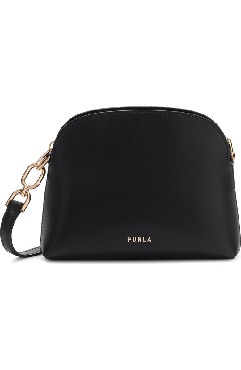 Furla Zelda Mini Crossbody Bag, Main, color, Nero