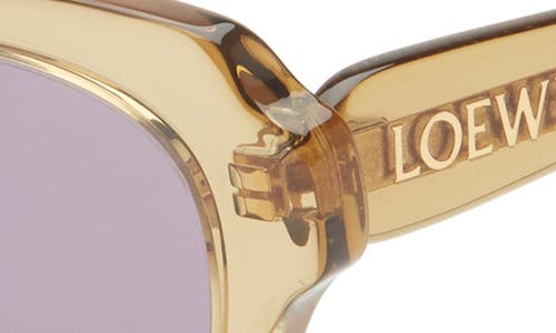 Loewe Slim 53mm Round Sunglasses