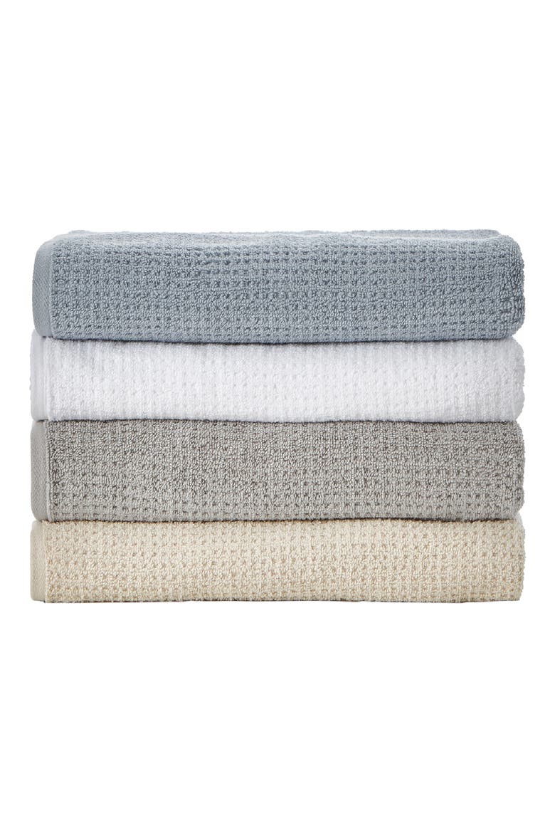 Oasis 6-Piece Cotton Towel Set, Alternate, color, LIGHT BEIGE