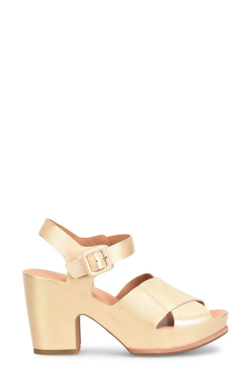 Kork-ease ® San Isabel Sandal In Gold Metallic