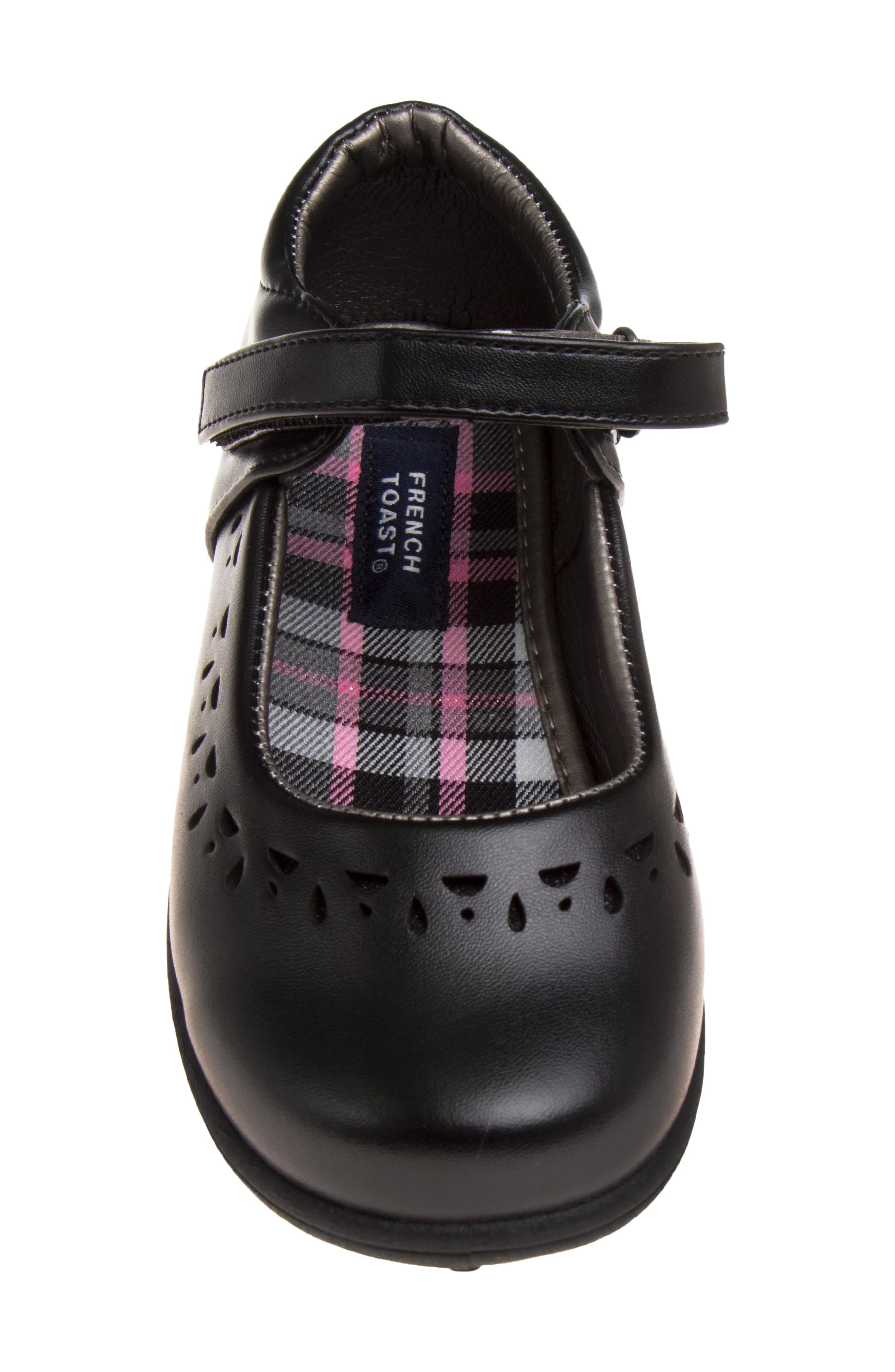 Kids' French Toast Mary Jane School Shoes, Alternate, color, BLACK