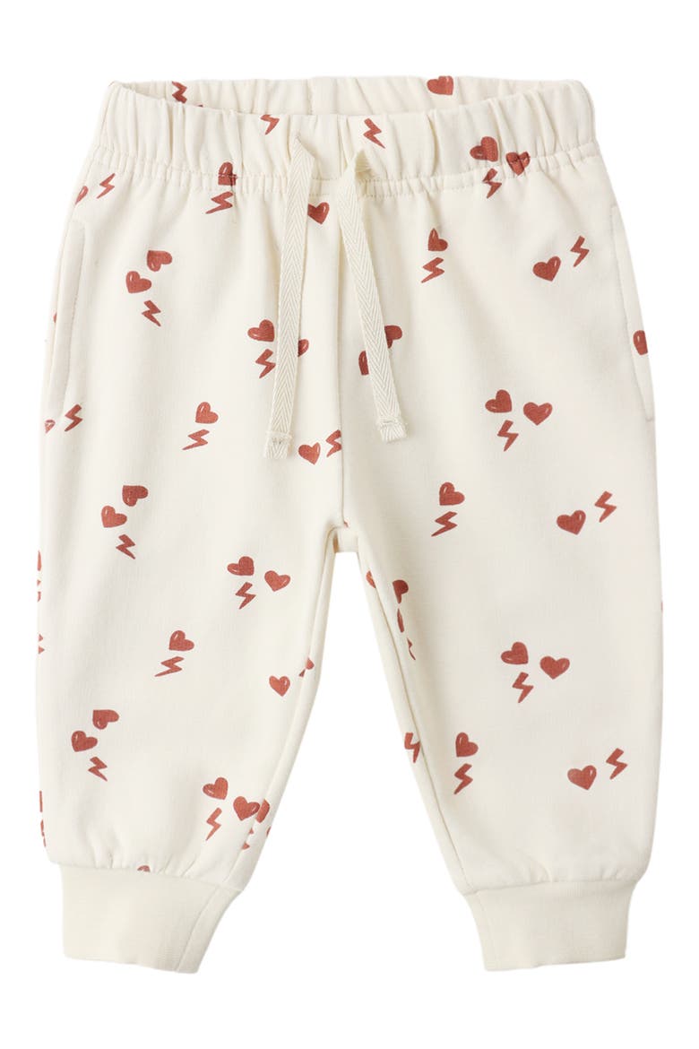 Electric Print Joggers, Main, color, NATURAL