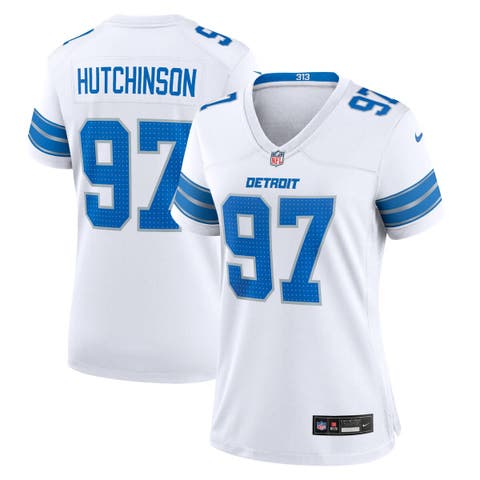 Women's Nike Aidan Hutchinson White Detroit Lions Game Jersey