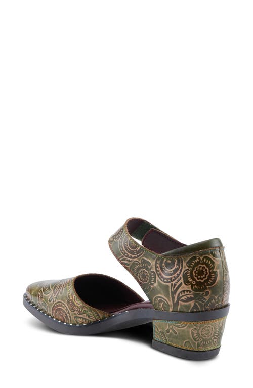 L'artiste By Spring Step Jazzberry Ankle Strap Pump In Multi