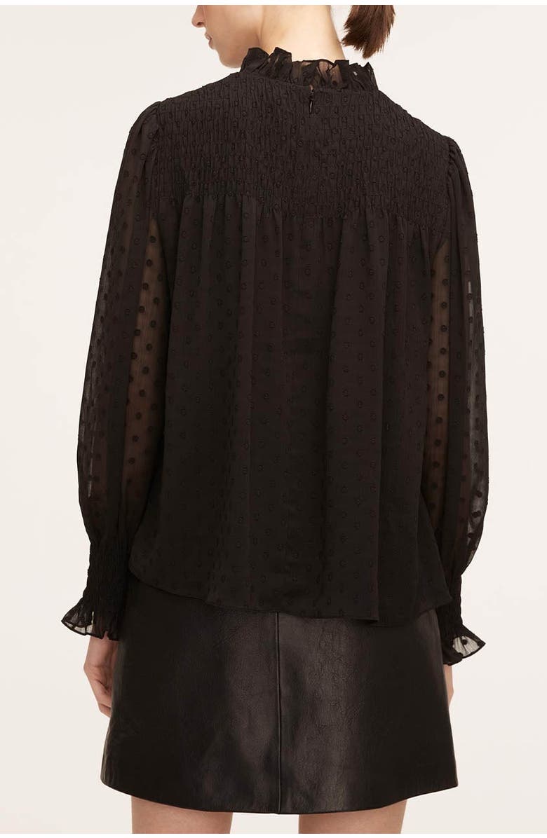 Rebecca Taylor Clip Dot Blouse, Alternate, color,