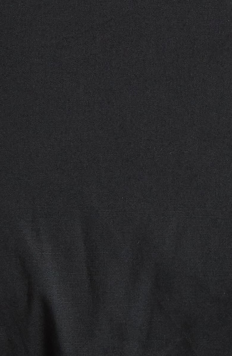 STAUD Gwen Flare Minidress, Alternate, color, Black