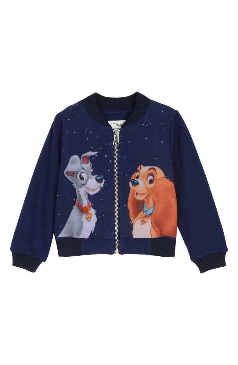 Pippa & Julie x Disney Lady and the Tramp Bomber Jacket & Dress Set, Alternate, color, 