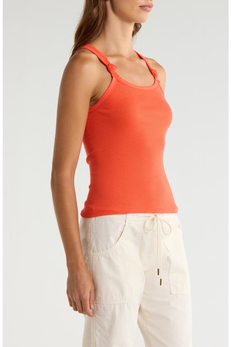 Knotted Rib Tank, Alternate, color, APEROL