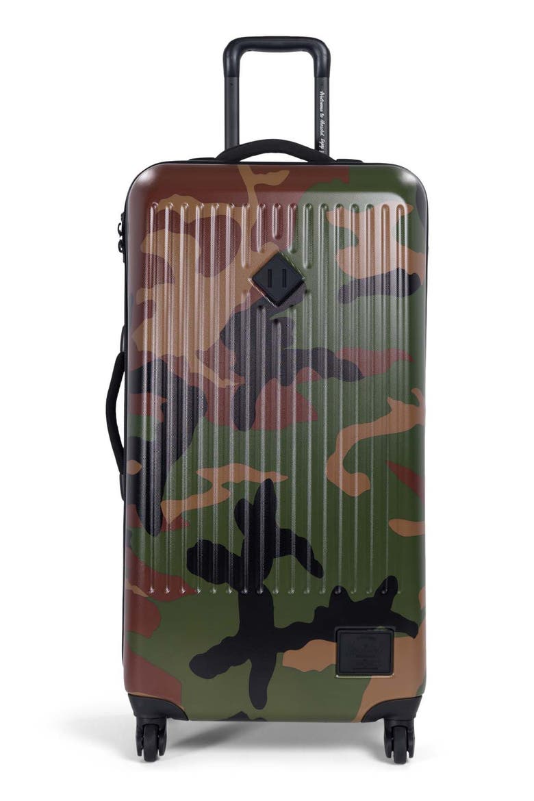 Trade 34-Inch Large Wheeled Packing Case, Main, color, WOODLAND CAMO