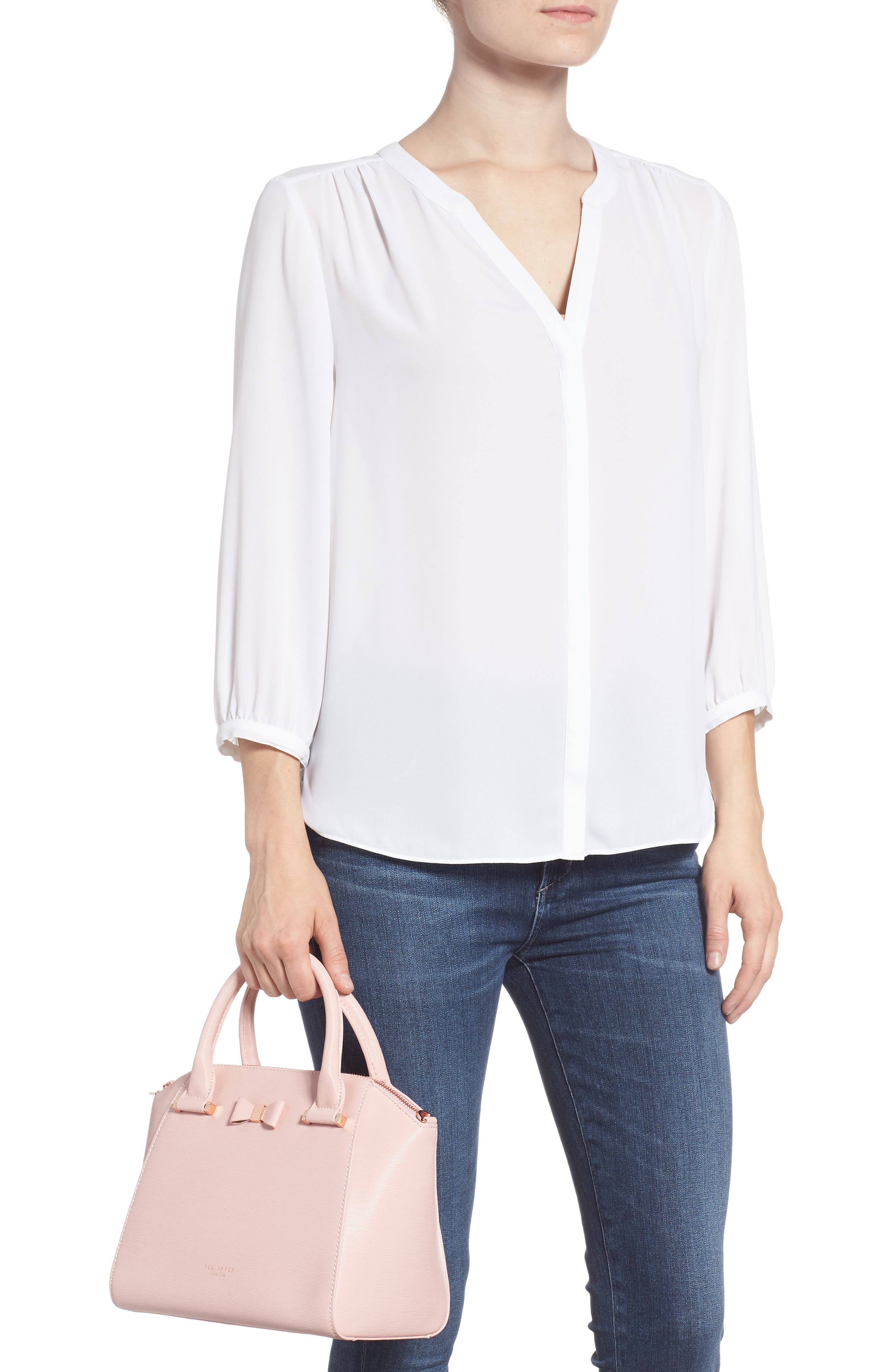 Bow Tote, Alternate, color, LIGHT PINK