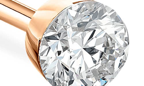 MARIA TASH MARIA TASH SINGLE INVISIBLE SET DIAMOND STUD EARRING 