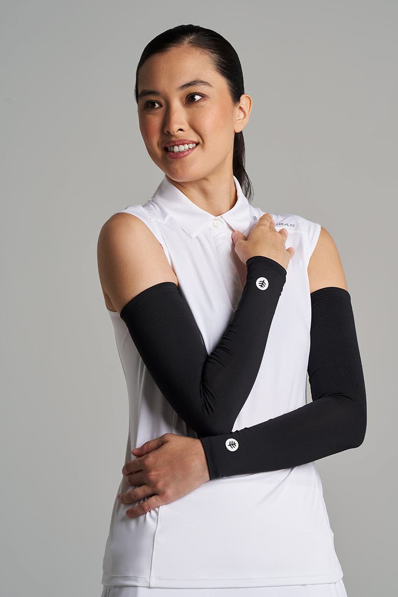 Women's MaxShield Performance Arm Sleeves, UPF 50+ Sun Protection, Alternate, color, Black