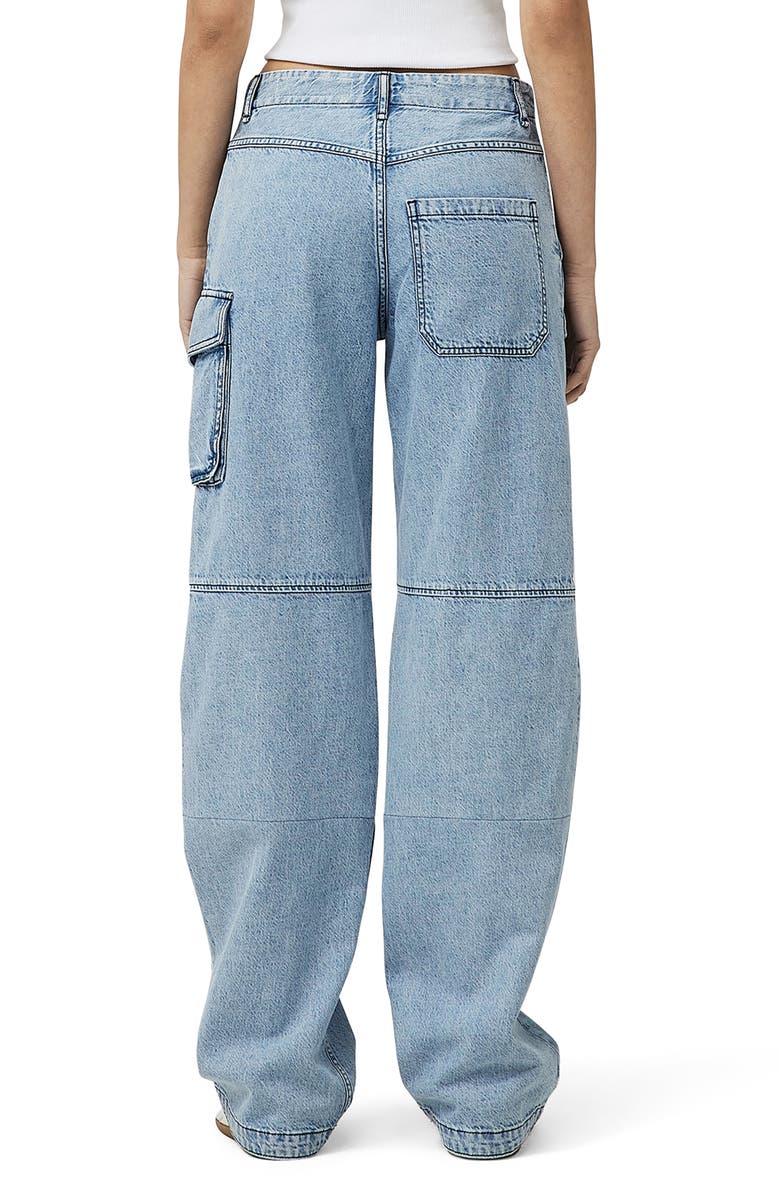 rag & bone Nora Wide Leg Cargo Jeans, Alternate, color,