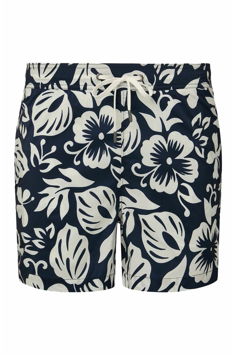 Charles 5" Swim Trunk, Alternate, color, DEEP NAVY MULTI