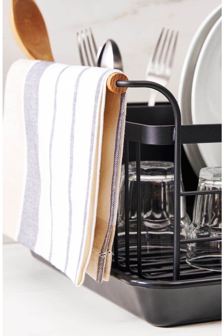 Tower Dish Rack, Alternate, color, BLACK
