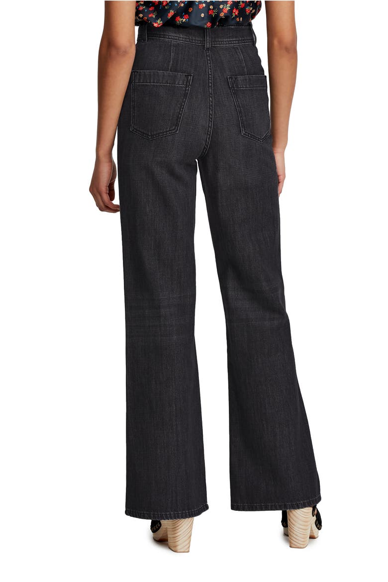 Mindy Flare Jeans, Alternate, color, BLACK