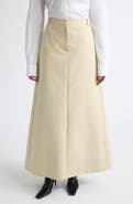 EENK Draped Back A-Line Skirt